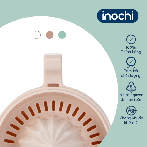 Bộ vắt cam chanh cỡ nhỏ Inochi -Yoko màu Trắng ngọc/ Hồng nhạt/ Xanh bạc hà