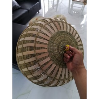 Lồng bàn tre Sanha đan sọc 50 cm