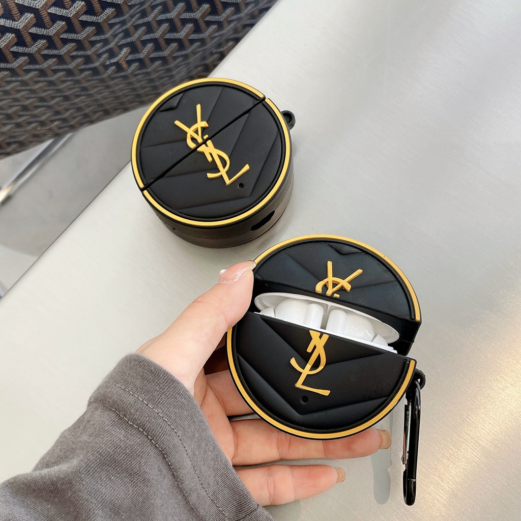 Vỏ bảo vệ hộp sạc tai nghe bluetooth airpods 1 / 2 pro bằng TPU silicon mềm logo hoạt hình