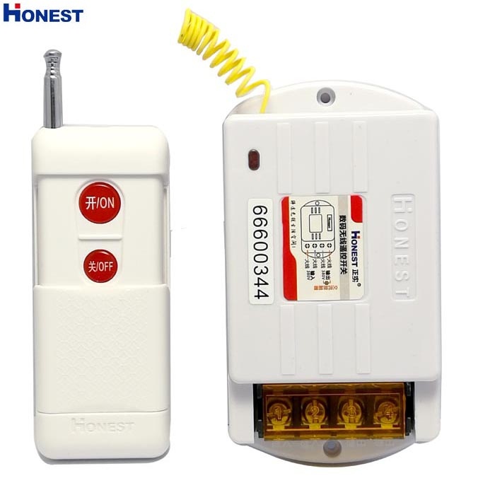 Bộ công tắc điều khiển bật tắt máy bơm từ xa 1KM HONEST 6220ZR-30A NÚT ĐỎ ĐỘ BỀN CAO- HÀNG CHÍNH HÃNG