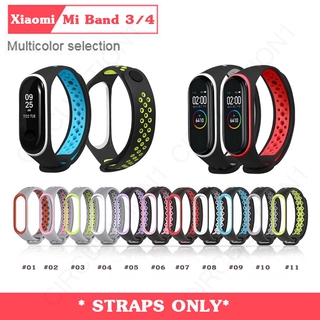 MIJOBS Dây Đeo Thay Thế Cho Đồng Hồ Thông Minh Xiaomi Mi Band 3 4 Bằng Silicone