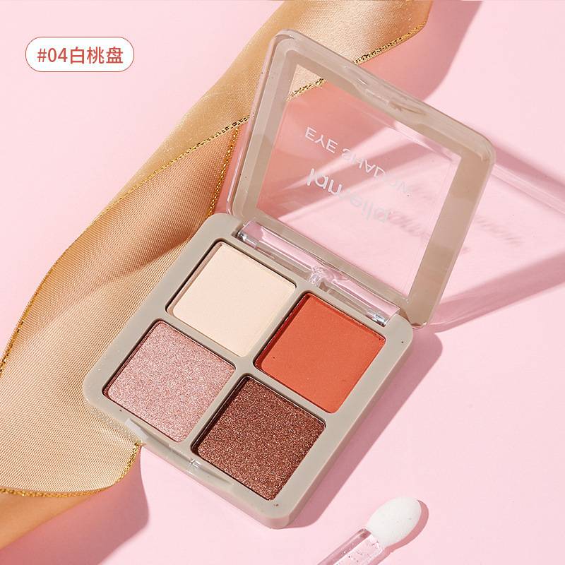 [Hàng mới về] Bảng phấn trang điểm mắt LAMEILA 4 màu ánh ngọc trai lấp lánh chống thấm nước mẫu 5086 | BigBuy360 - bigbuy360.vn