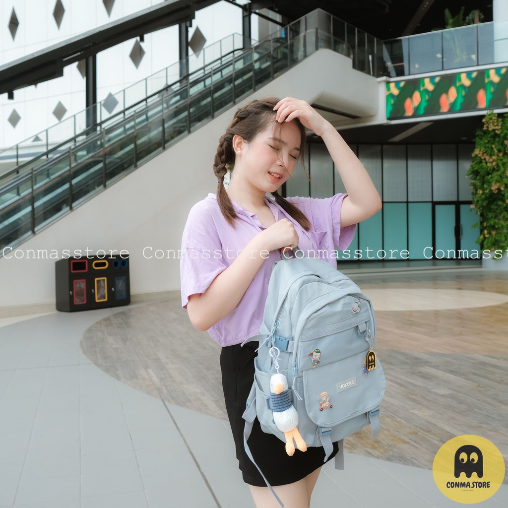 ❤ Balo Xanh Vokoko v2 siu nhiều ngăn hot 2021❤ HÀNG CÓ SẴN