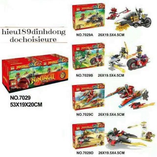 Lắp ráp xếp hình ninjago 7029 : Xe máy