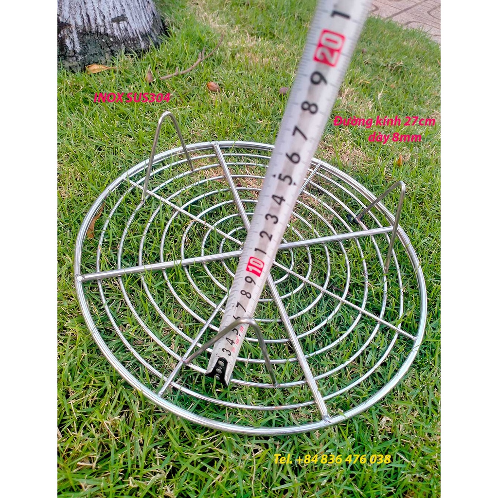 Vỉ nướng bếp từ, bếp điện từ, bếp điện hồng ngoại bằng inox 304 cao cấp, không ăn mòn, không gỉ sét, bảo hành trọn đời