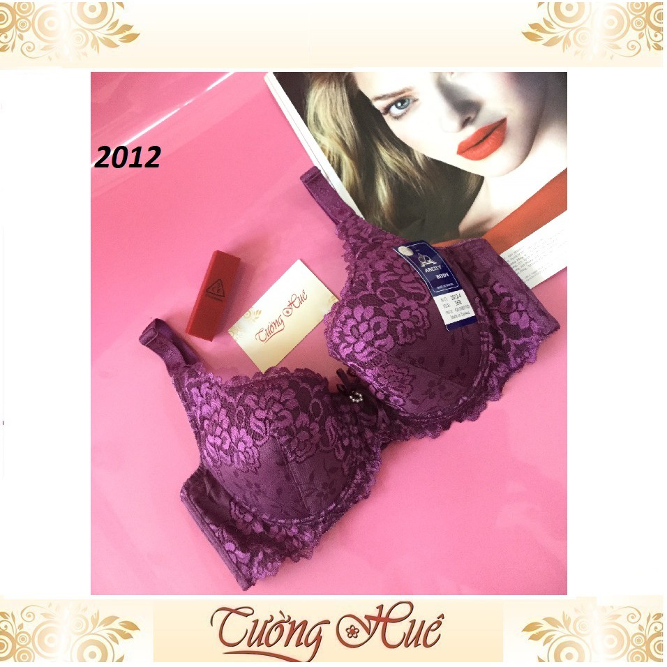 Áo lót nữ Đài Loan Aseity 2012 ren không mút lưng bảng to.