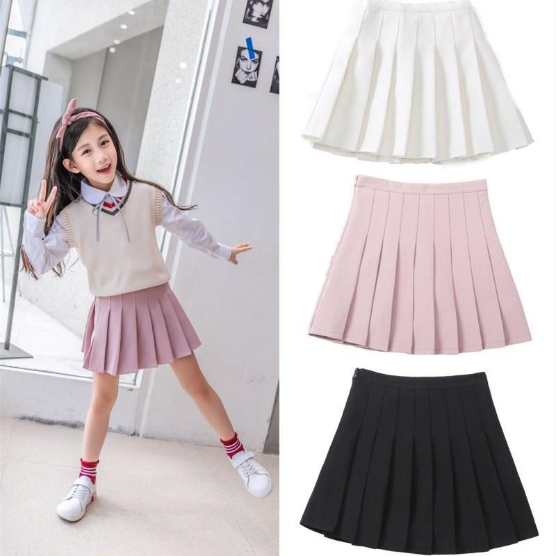 Chân váy ngắn xếp ly thời trang xuân hè sành điệu cho bé gái