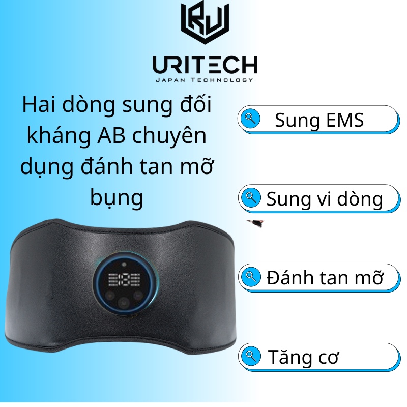 Máy mát Xa Đánh Tan Mỡ Bụng Ab Domial- Đai Massage giảm mỡ bụng Cao cấp - Giúp thon gọn cơ thể - Giảm mỡ tăng cơ