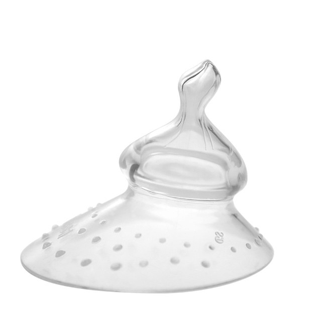 Núm trợ ti chỉnh nha Haakaa. Chất liệu silicone siêu mềm mại, an toàn, cao cấp. Không chứa BPA, PVC và phthalate