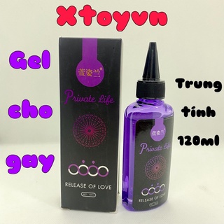 Gel Bôi Trơn Private Life Tím Trung Tính Giảm Đau Cho Gay - 120ml