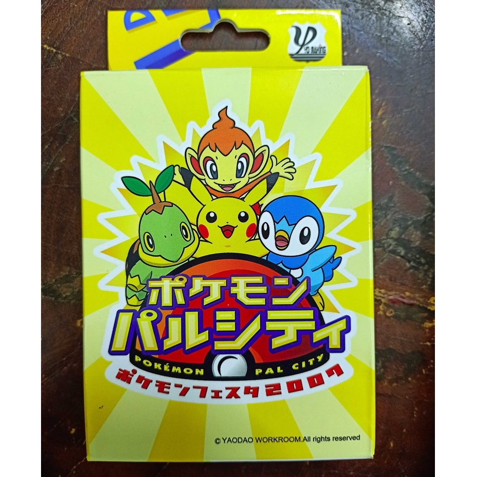 Bộ thẻ bài in hình PIKACHU pokemon 54 lá khác nhau bộ tú bài tây anime manga chibi xinh xắn