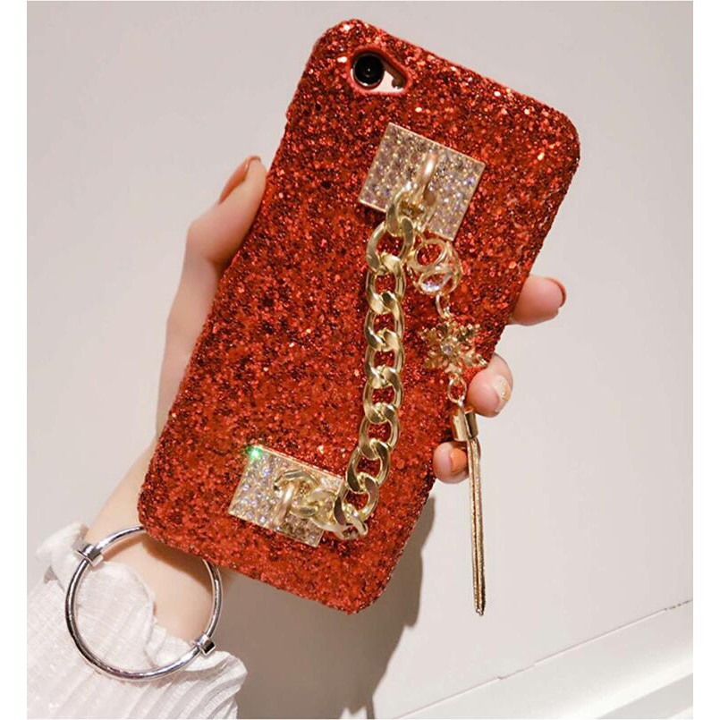 Ốp điện thoại lấp lánh có dây đeo cho Samsung Galaxy J2 J3 J5 J7 Prime PRO J4 J6 PLUS A50 A30 M20 A750 | BigBuy360 - bigbuy360.vn