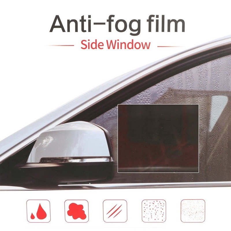 Bộ 2 miếng dán gắn cửa kính xe hơi chống mưa và sương mù