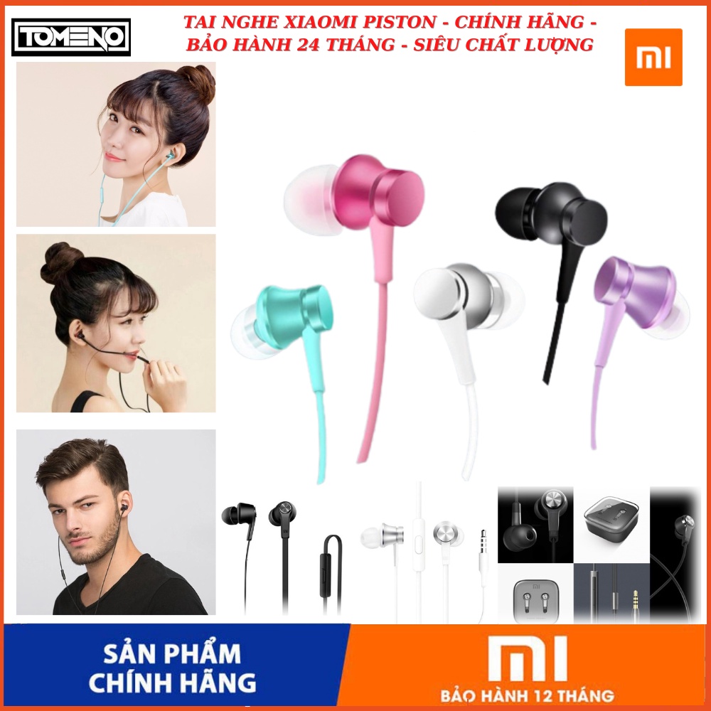 Tai nghe nhét tai Xiaomi Piston Basic , jack 3.5mm , chuyên gaming chống ồn , tích hợp mọi điện thoại , máy tính , lapto