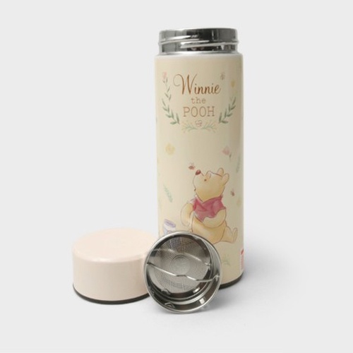 DISNEY DAISO Ốp điện thoại bằng thép không gỉ 380ml họa tiết gấu Pooh và Winnie the Pooh dễ thương