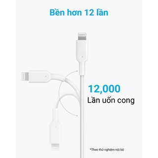 Cáp Anker PowerLine II Lightning to USB-C, dài 1.8m - A8633, Full Box, New Seal 100%