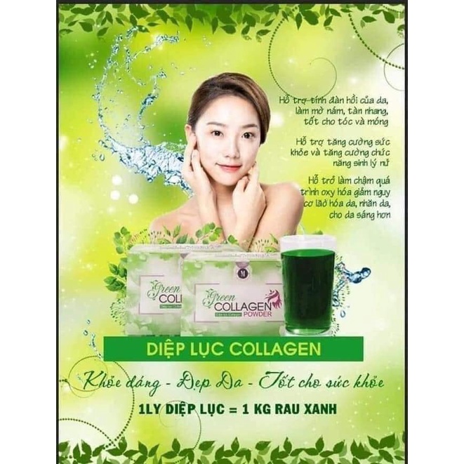 [MẪU MỚI] DIỆP LỤC GREEN COLLAGEN