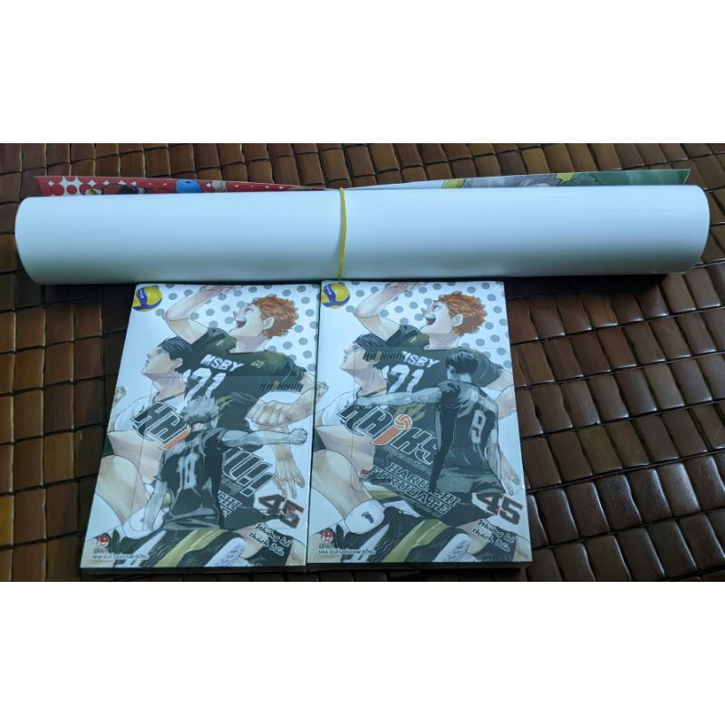 Poster Haikyuu / HQ !! 45 kèm 2 card