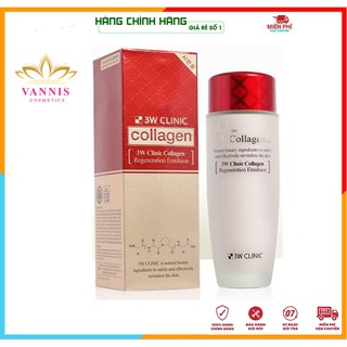 [Nhập Khẩu] Sữa dưỡng da săn chắc chống lão hóa chiết xuất từ Collagen 3W Clinic Hàn Quốc 150ml