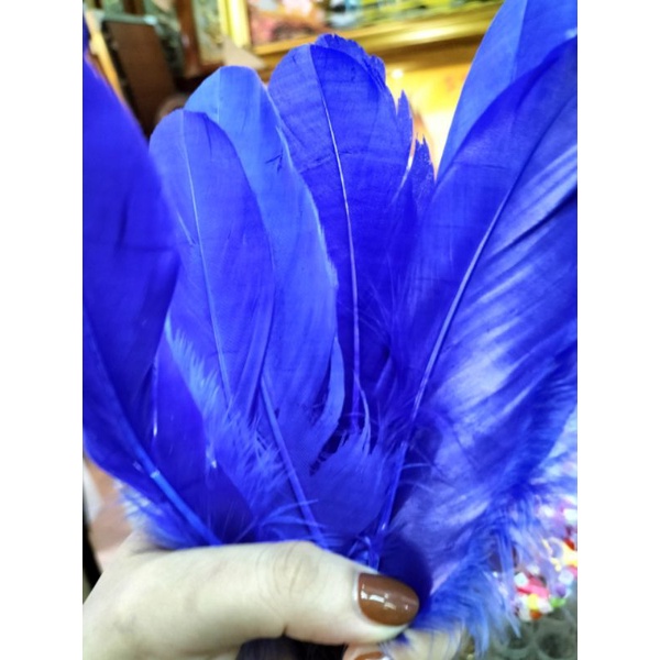 Lông gà nhân tạo đủ màu làm trang trí nhà cửa làm đồ handmade