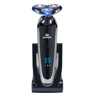 Máy cạo râu đa năng 3 lưỡi kép Rayco, Máy cạo râu cạo sát, êm, sạc pin nhanh, chống nước, Gimi Shop