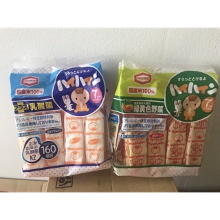 BÁNH GẠO QUE DÀI HAIHAN VỊ SỮA và VỊ RAU CỦ DÀNH CHO BÉ TỪ 7 THÁNG TUỔI (NHẬT)