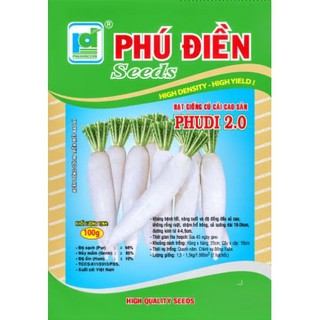Hạt giống Củ cải Đường PHUDI 2.0 (100gr) /Littleseeds