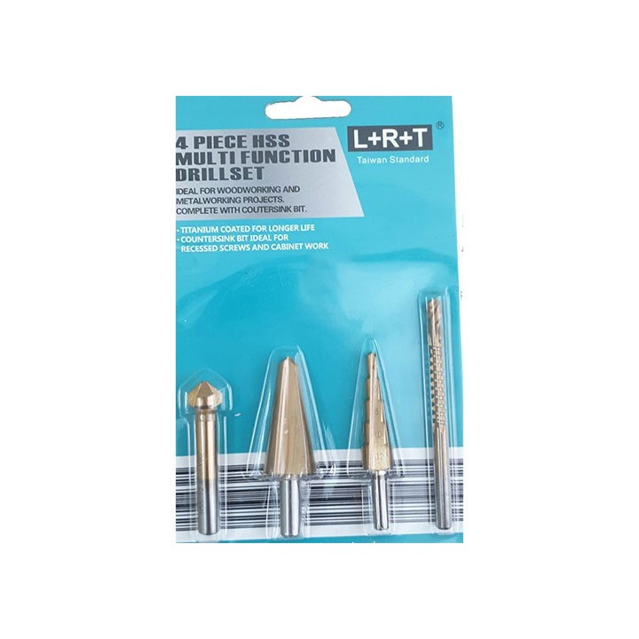 Bộ 4 mũi khoan đa năng L+R+T