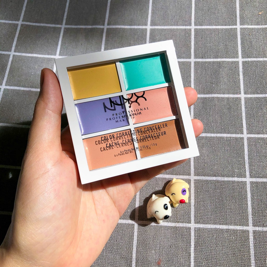 (Chính hãng) Che khuyết điểm NYX Professional Makeup Color Correcting Palette - tone nhiều màu - A2DC
