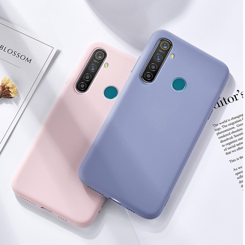 Ốp điện thoại silicon mềm chống bụi bẩn bảo vệ toàn diện cho Realme C21y C20 C11 C25s C25 C15 C12 C3 Narzo 30A