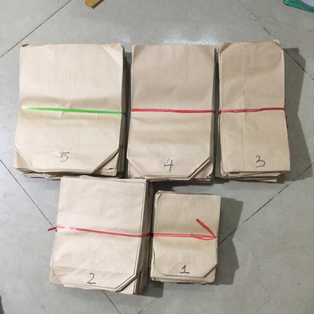 Combo 100 túi giấy xi măng