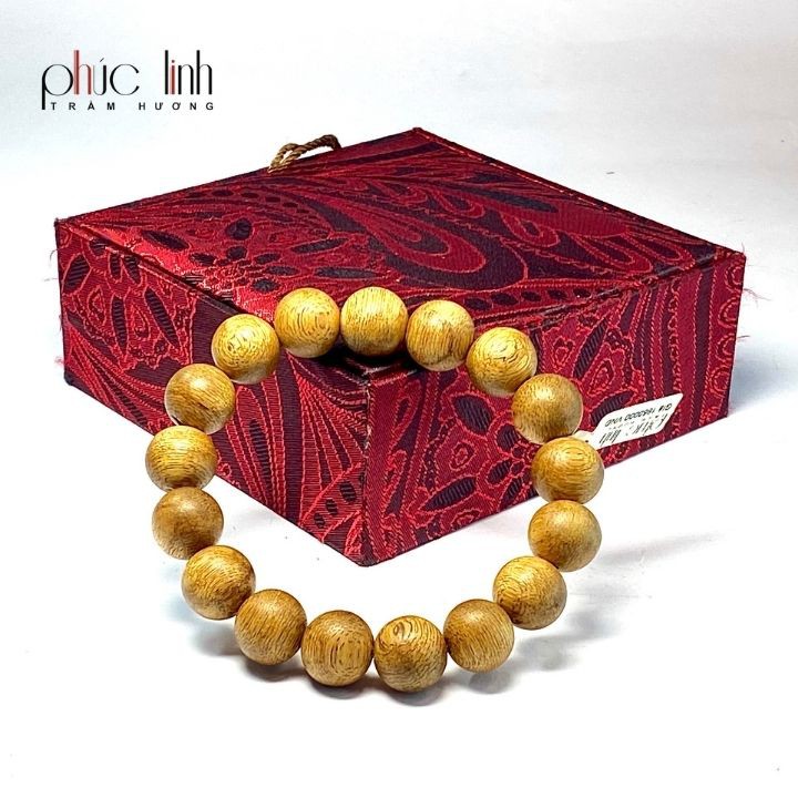 Vòng Tay Trầm Tự Nhiên Indo 12 ly PHÚC LINH