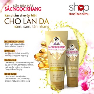 Sữa rửa mặt Sắc Ngọc Khang