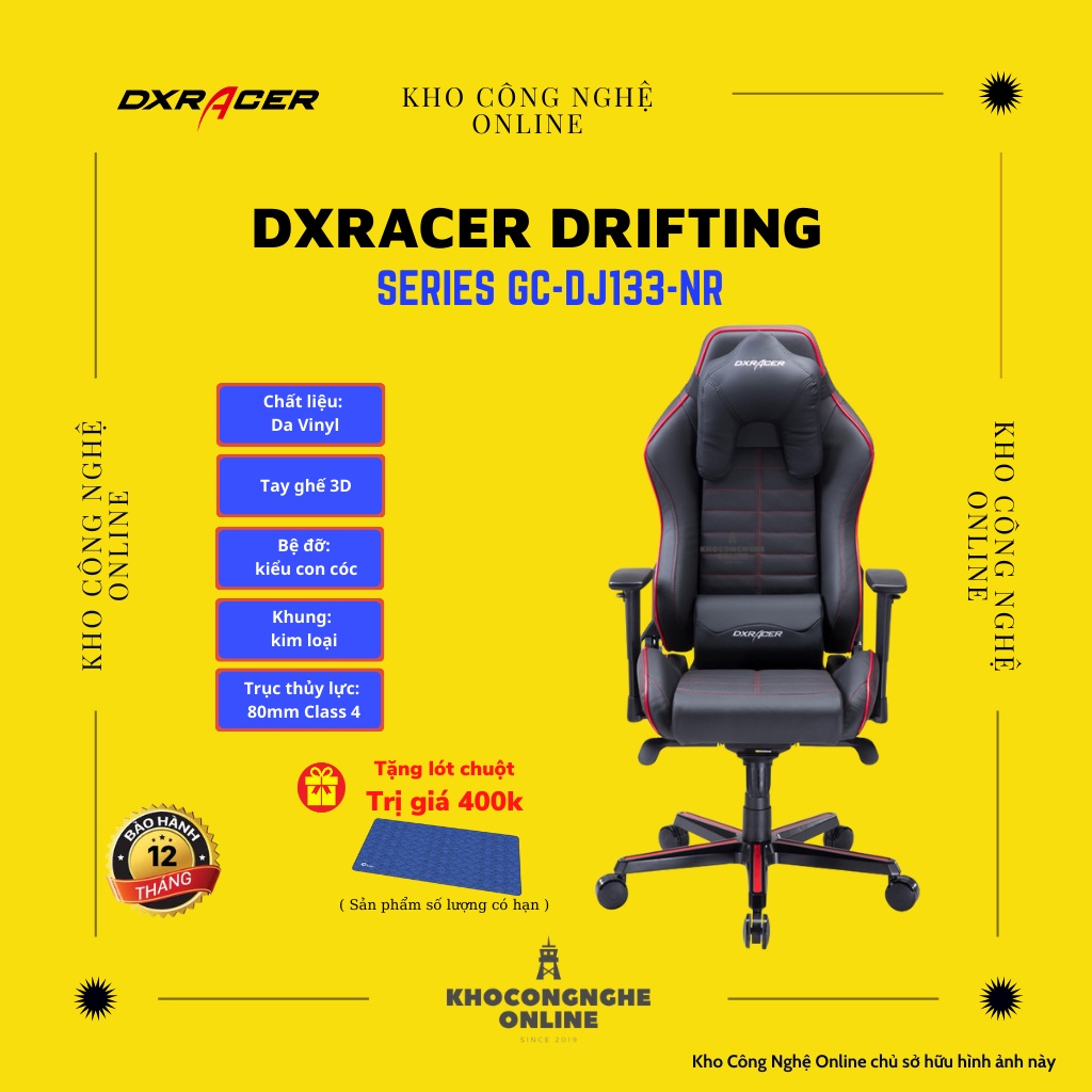 Ghế DXRacer Drifting Series GC-DJ133-NR