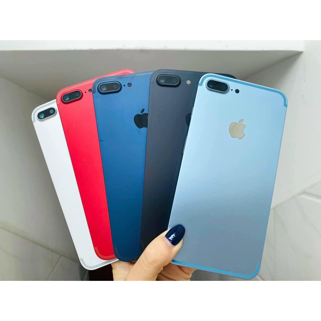 Vỏ iphone 7 plus vuông cạnh kèm phím bao khít đẹp