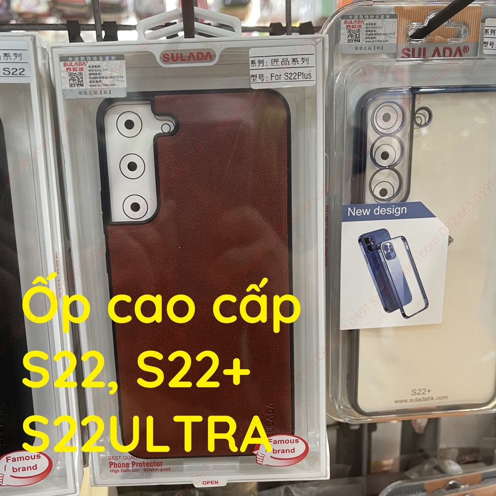 Ốp lưng cao cấp cho samsung S22, S22 plus, S22 ultra
