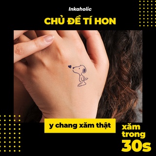 [Chủ đề Tí Hon] 💛Hình xăm tạm thời Y HỆT xăm thật trong 15 ngày Inkaholic - 100% tự nhiên và chống nước