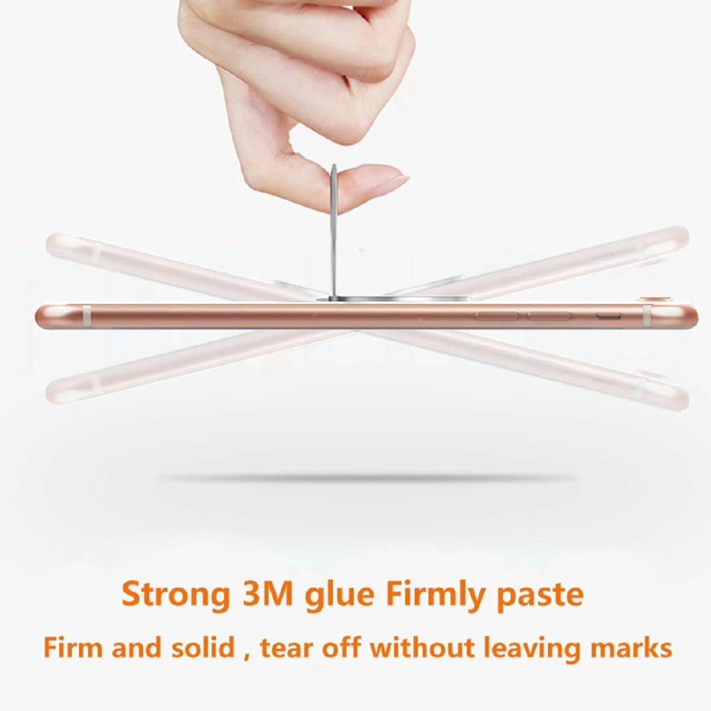 Nhẫn Móc Ngón Tay Bằng Kim Loại Siêu Mỏng Cho Điện Thoại