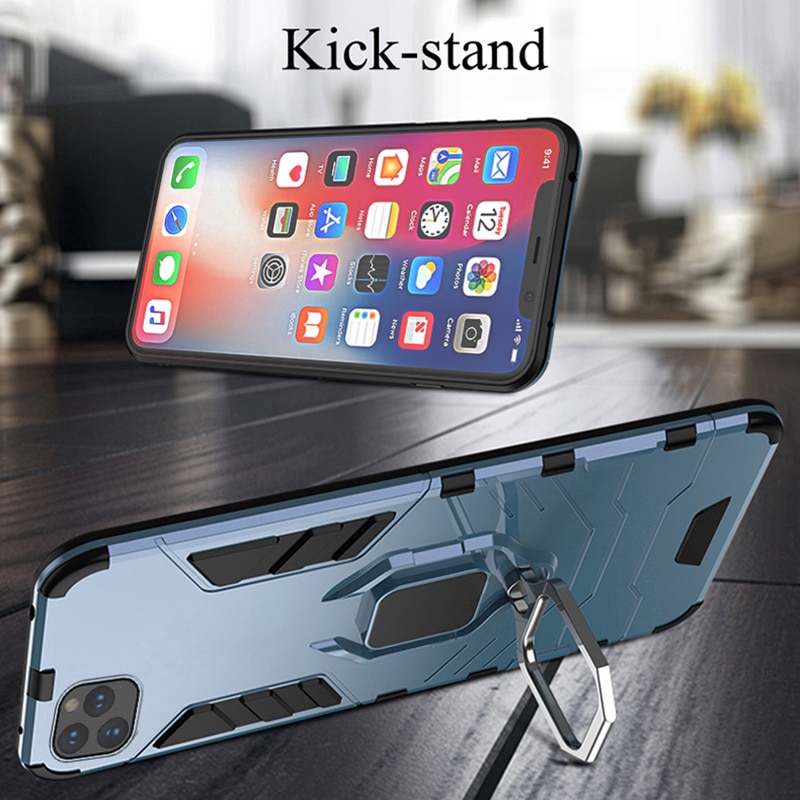 Ốp Điện Thoại Kim Loại Hít Nam Châm Chống Sốc Cho iPhone 11 Pro Max XR X 8 7 6s Plus 5s