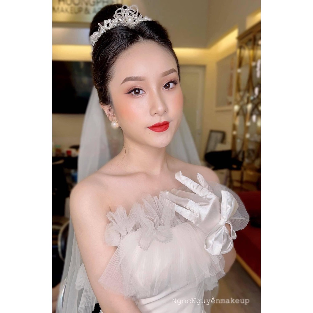 Bờm hoa ngọc cao cấp đẹp xuất sắc, Kiểu tóc gì cùng vẫn siêu xinh. Giá chỉ 170k