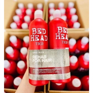 Dầu gội, xả tigi đỏ 750ml