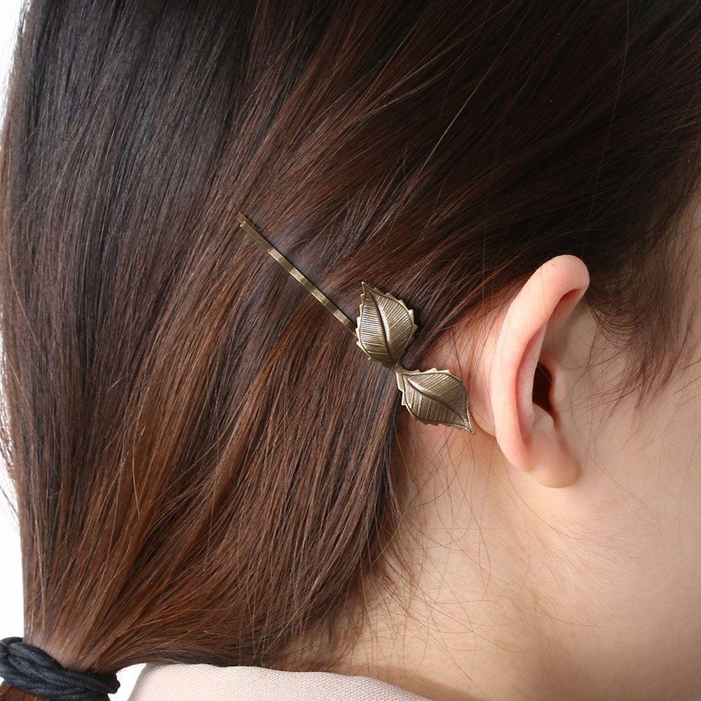 Kẹp Tóc Nữ Hình Chiếc Lá Thời Trang