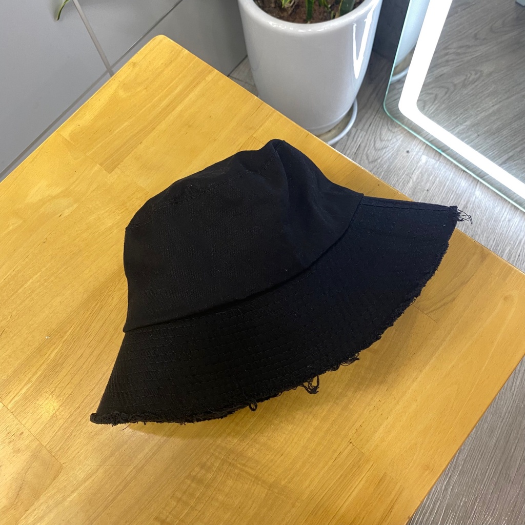 Mũ Bucket Hat Xô Tua Rua Thời Trang Chất Kaki - Mã Số: MBK04089