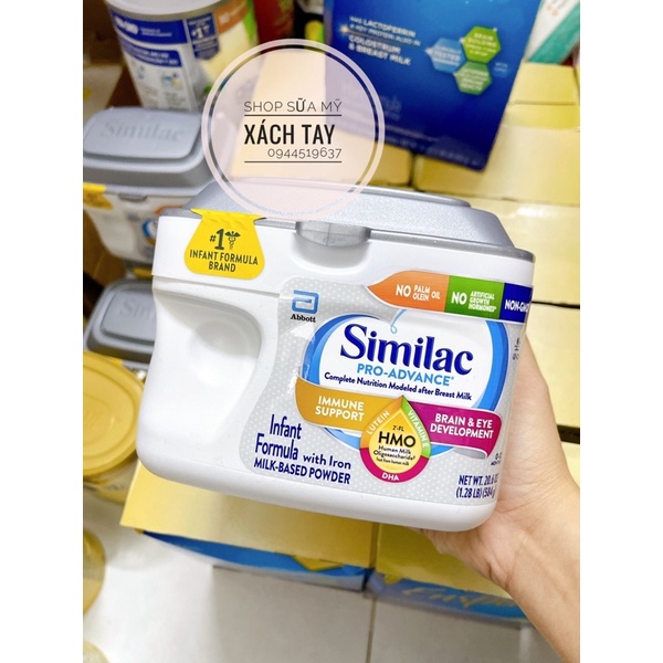 Sữa Similac Pro-advance 584gram mẫu mới nội địa mỹ