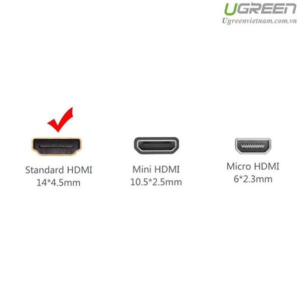 Cáp HDMI HD101 dài 1M đến 5M  chính hãng Ugreen cao cấp