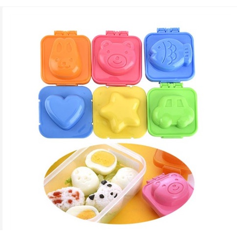Khuôn nén cơm, tạo hình đồ ăn cho bé các hình ngộ nghĩnh đáng yêu