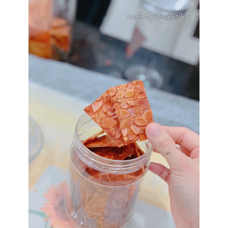 Bánh ngói hạnh nhân handmade giòn rụm siêu ngon hộp 500g | BigBuy360 - bigbuy360.vn