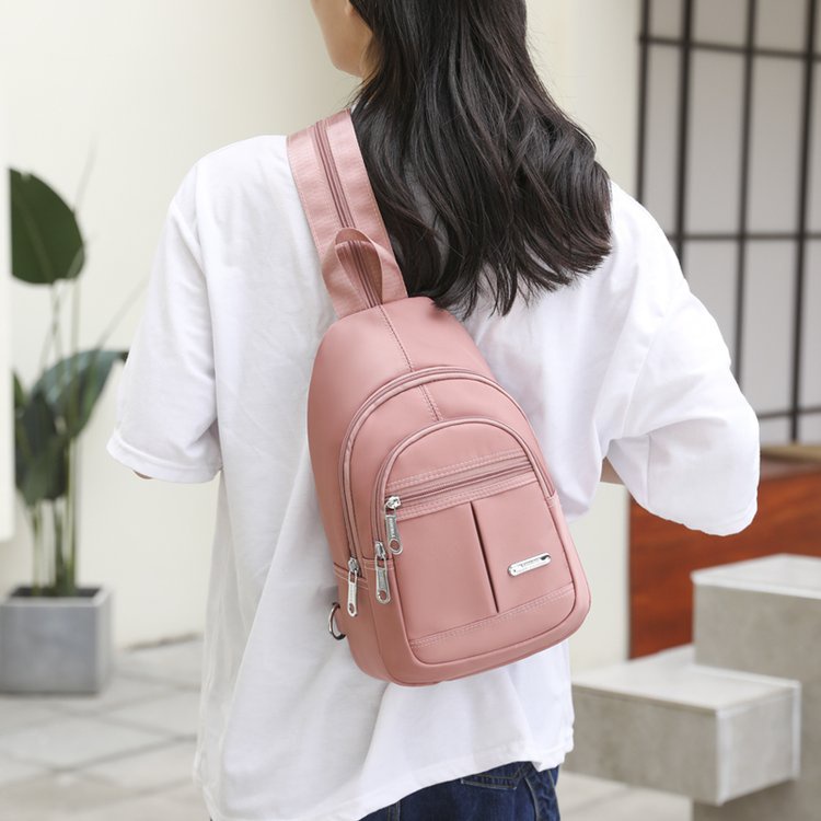 Ba Lô Vải Nylon Siêu Nhẹ Sức Chứa Lớn Hai Cách Dùng Đơn Giản Dễ Phối Đồ Phong Cách Mới Cho Nữ