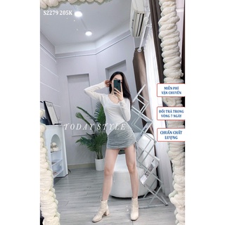 Set áo thun nữ chân váy ôm Today Style sang chảnh S2279