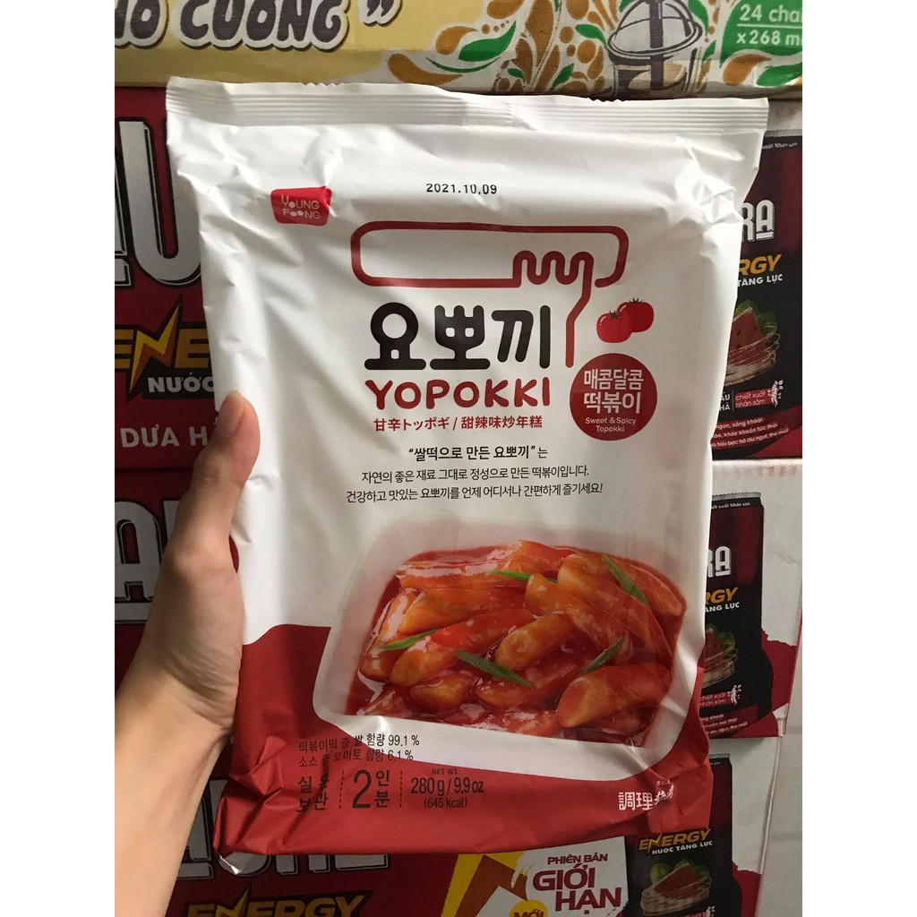 Bánh Gạo Tokbokki Cay Ngọt 280G. HSD 10/2021